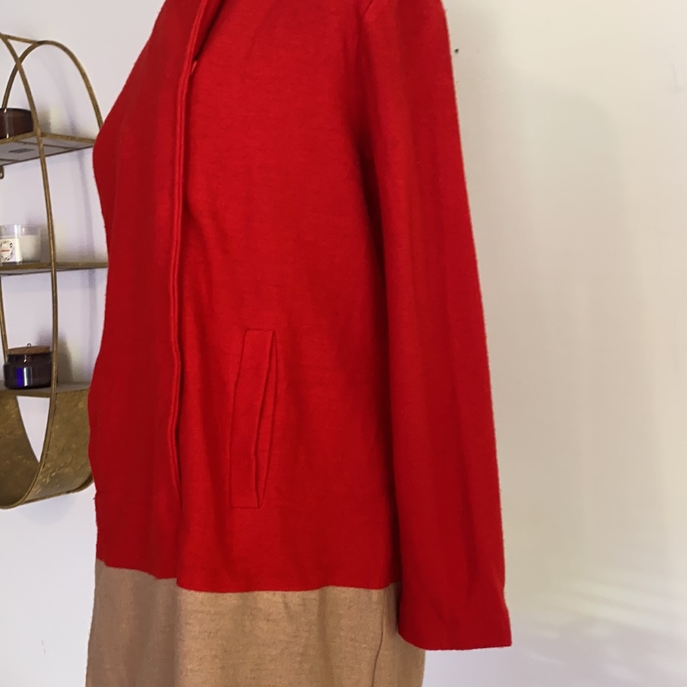 Mercer & Madison lightweight red wool coat - Picture 3 of 6